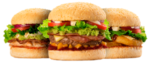 Combo Triple: 3 Hamburguesas a Elección + 1 Refresco